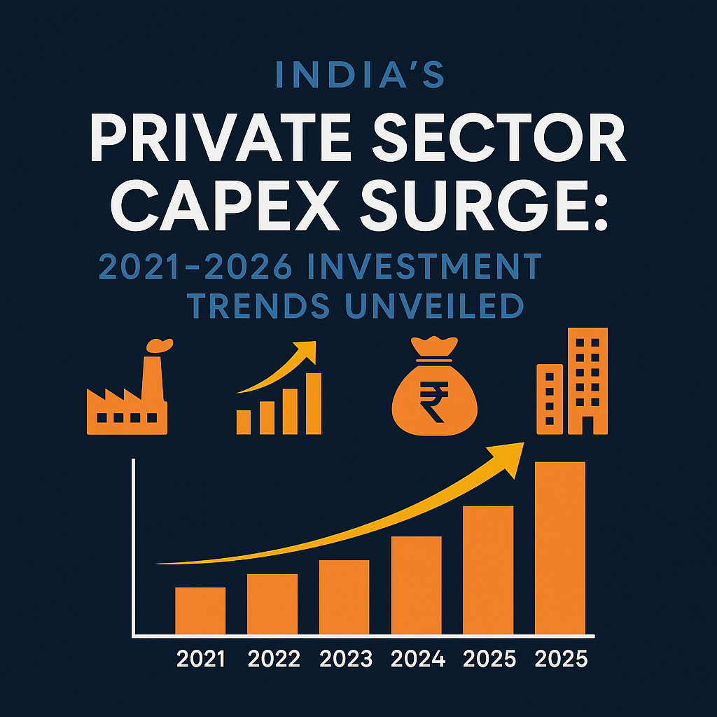 India’s Private Sector CAPEX Boom (2021–2026): Sector-Wise Impact, Growth Insights & Stock Market Outlook